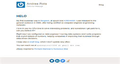 Desktop Screenshot of andrearota.com